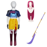 Huntrix Kinder Mädchen Kpop Demon Hunters Mira Cosplay Kostüm Halloween Karneval Party Anzug